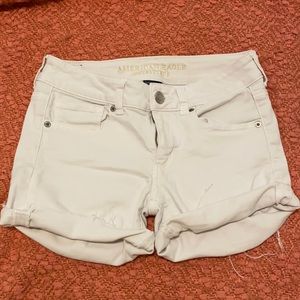 american eagle midi jean shorts